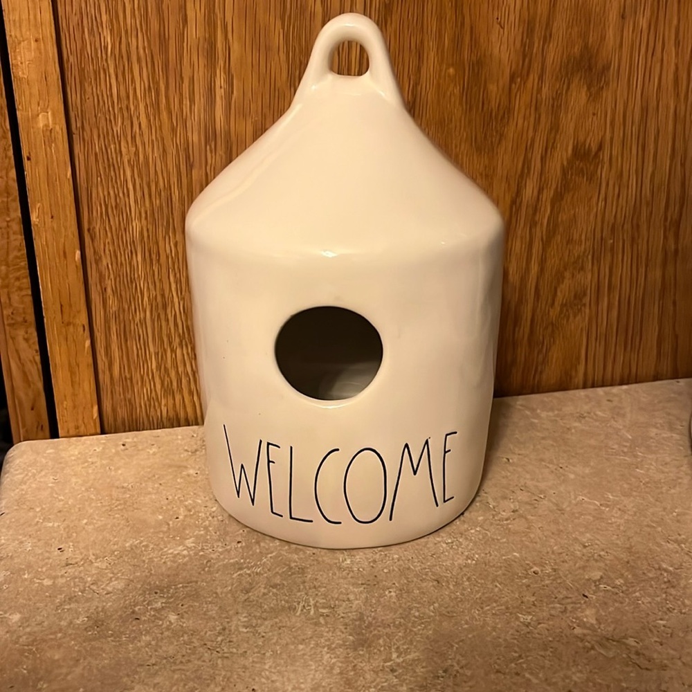 Rae Dunn Birdhouse “WELCOME”